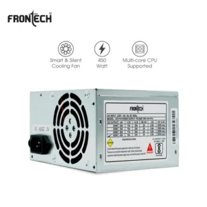 FRONTECH SMPS FRON-450W (DSATA) 450 Watts PSU  (Silver)